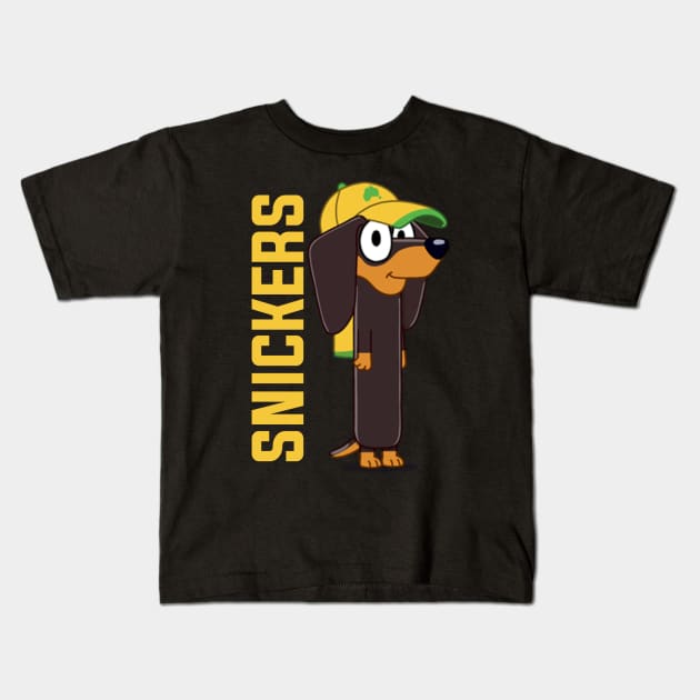 snickers Kids T-Shirt by ACID FACE